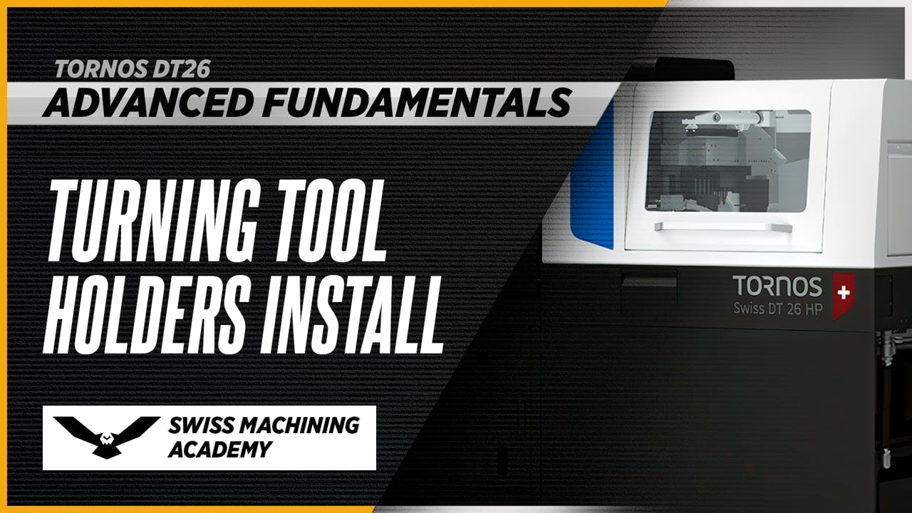 Turning Tool Holders Install